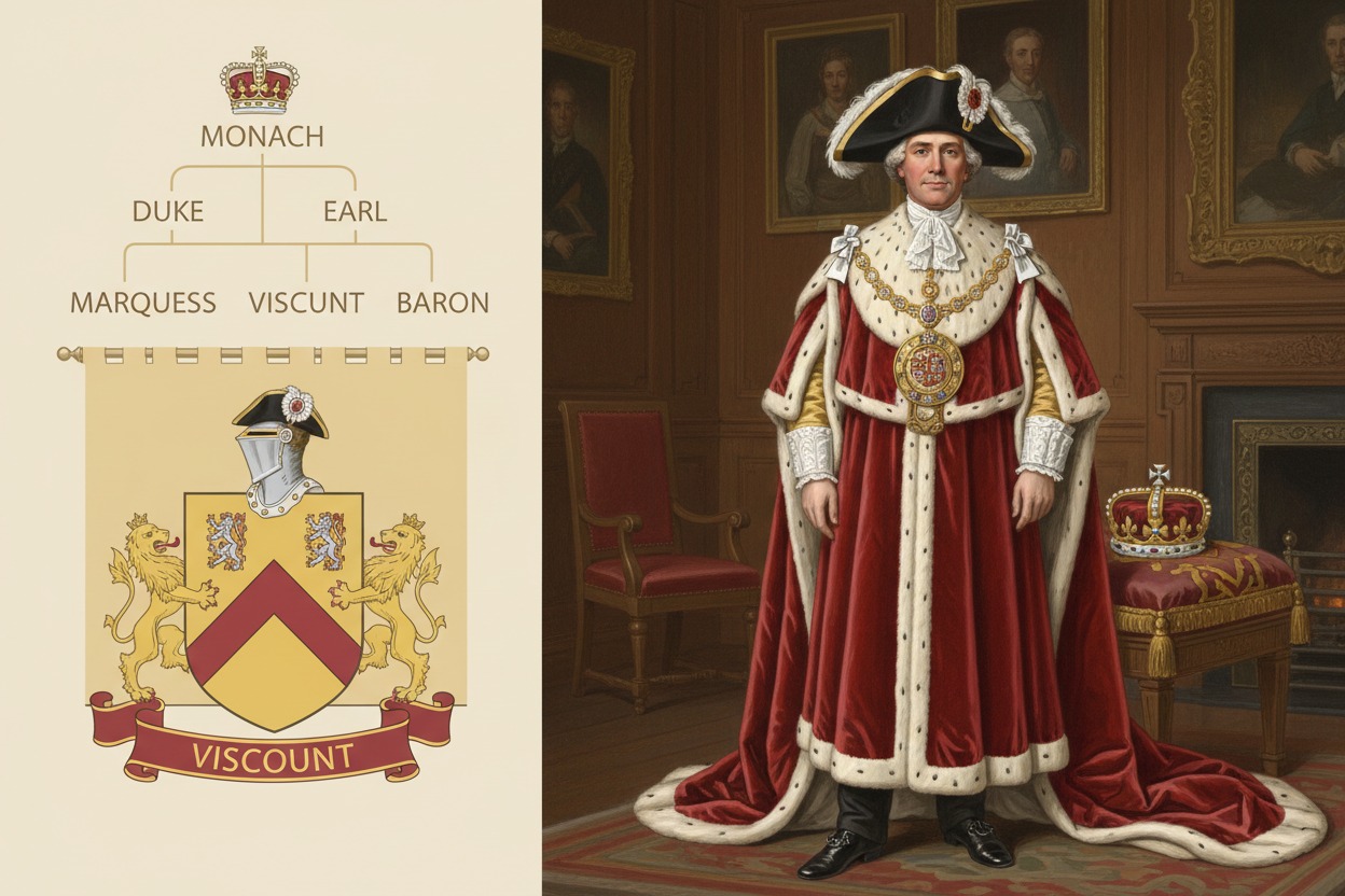 what is a viscount British peerage rank illustration